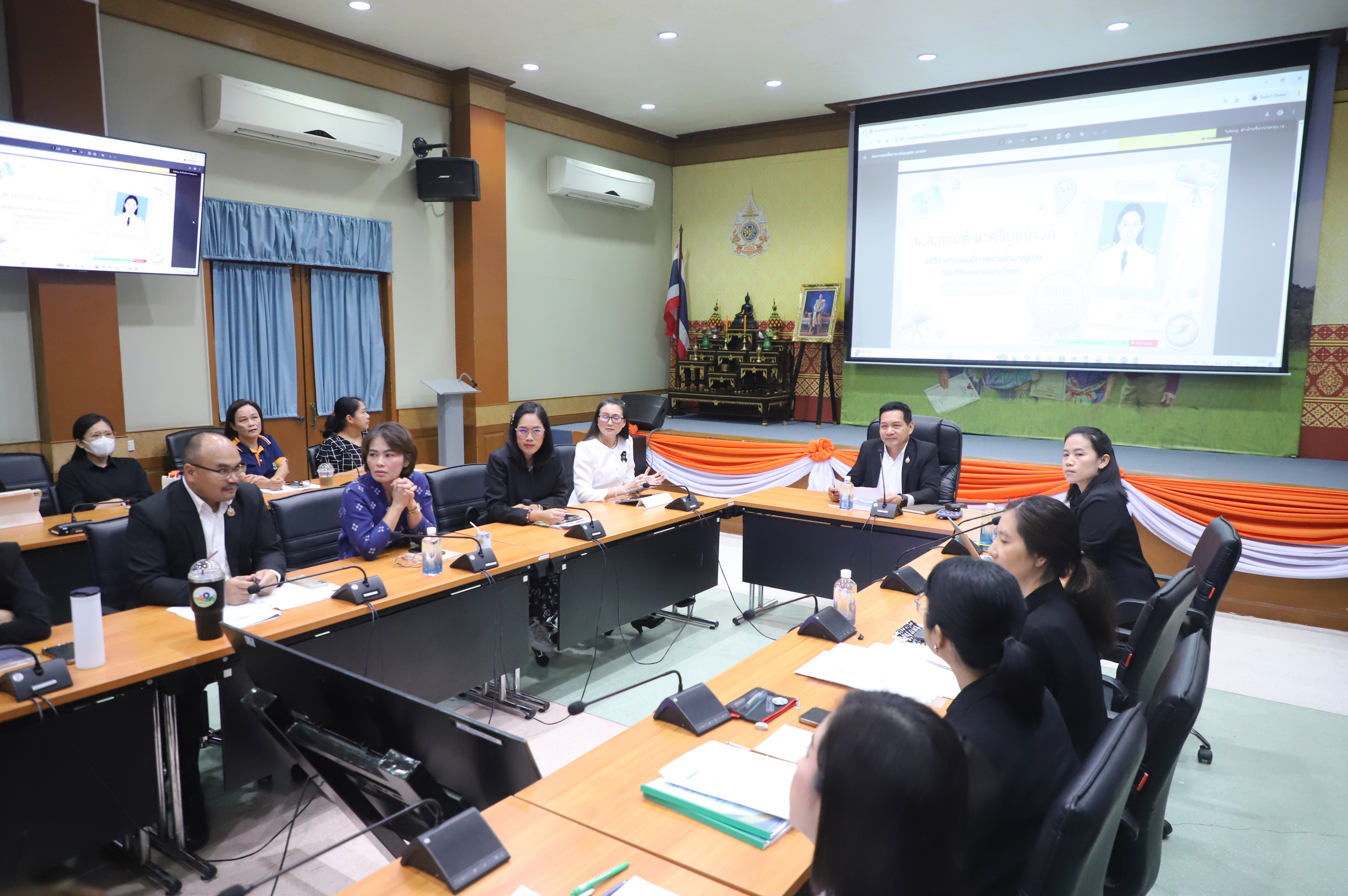 title - สำนักบริหารกองทุน (สบท.)  จัดการประชุมภายใน เพื่อติดตามเร่งรัดการดำเนินงานตามกรอบหน้าที่และตัวชี้วัด